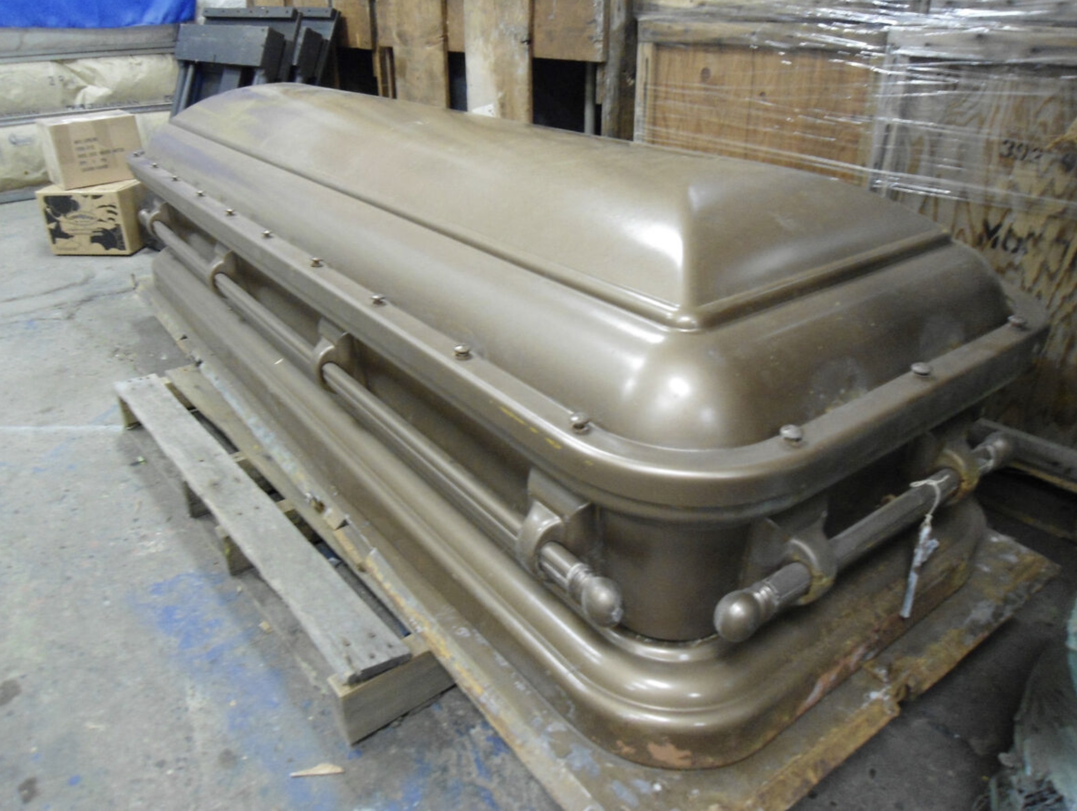 A Casket with Remains